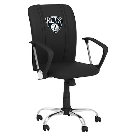 Curve Task Chair With Brooklyn Nets Logo